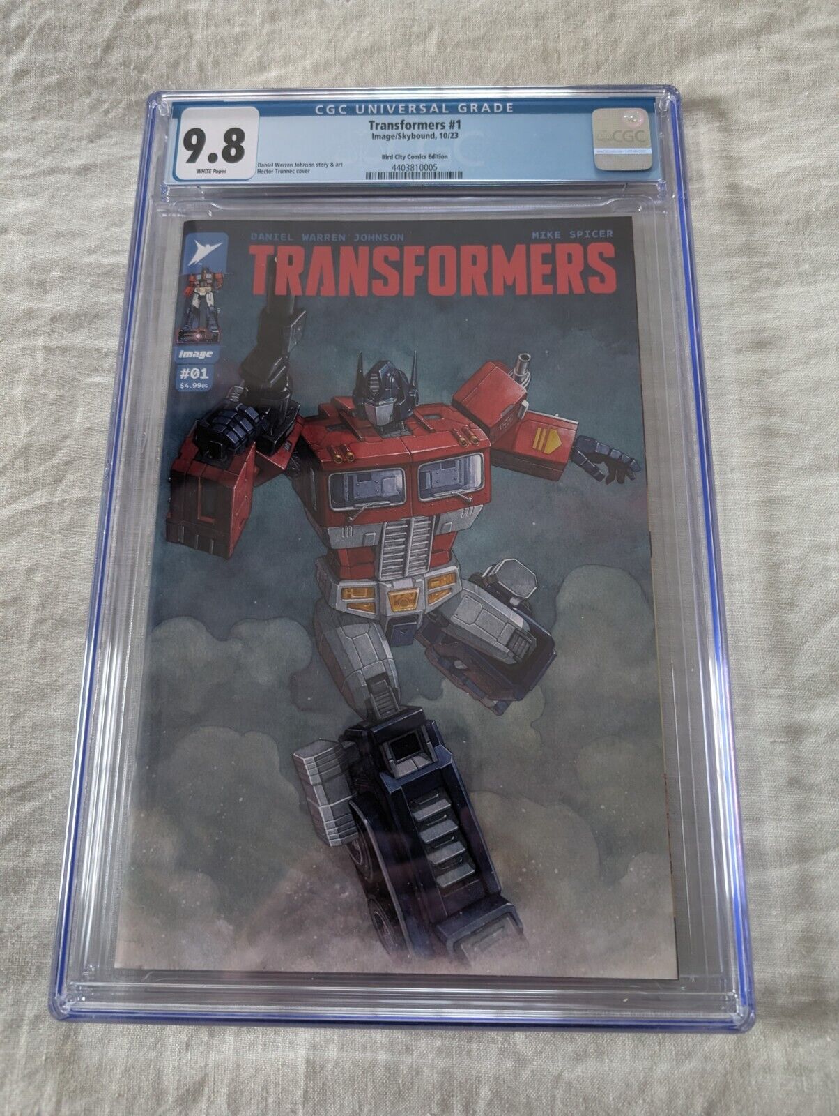 Transformers #1 Bird City Teunnec Variant CGC 9.8 W/ Card 🔥