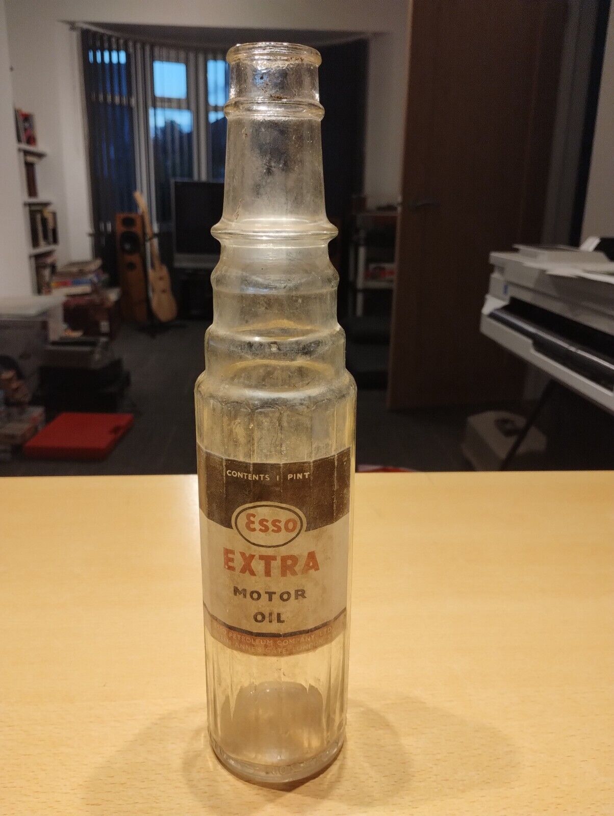 Esso Extra 1 Pint Motor Oil Bottle