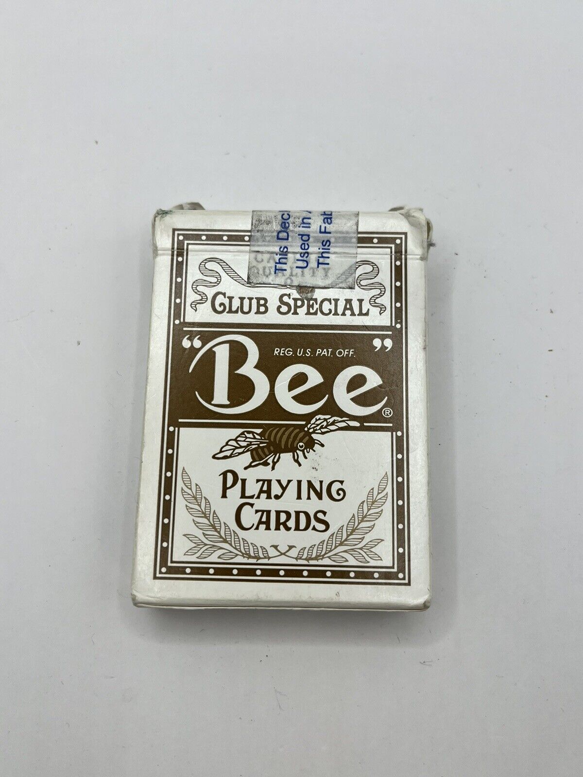 Bee Casino Playing Cards Golden Nugget black and gold vintage