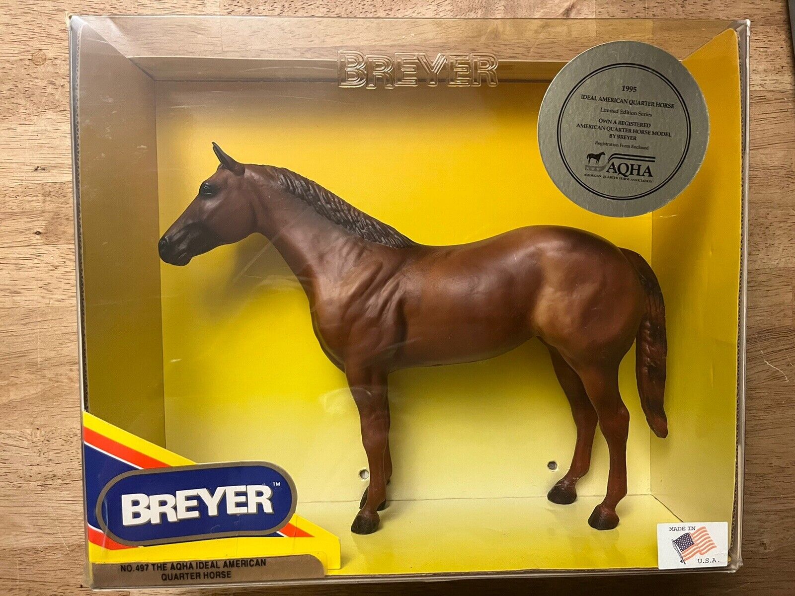 Breyer AQHA Ideal American Quarter Horse Figurine, #497, Loose In Box