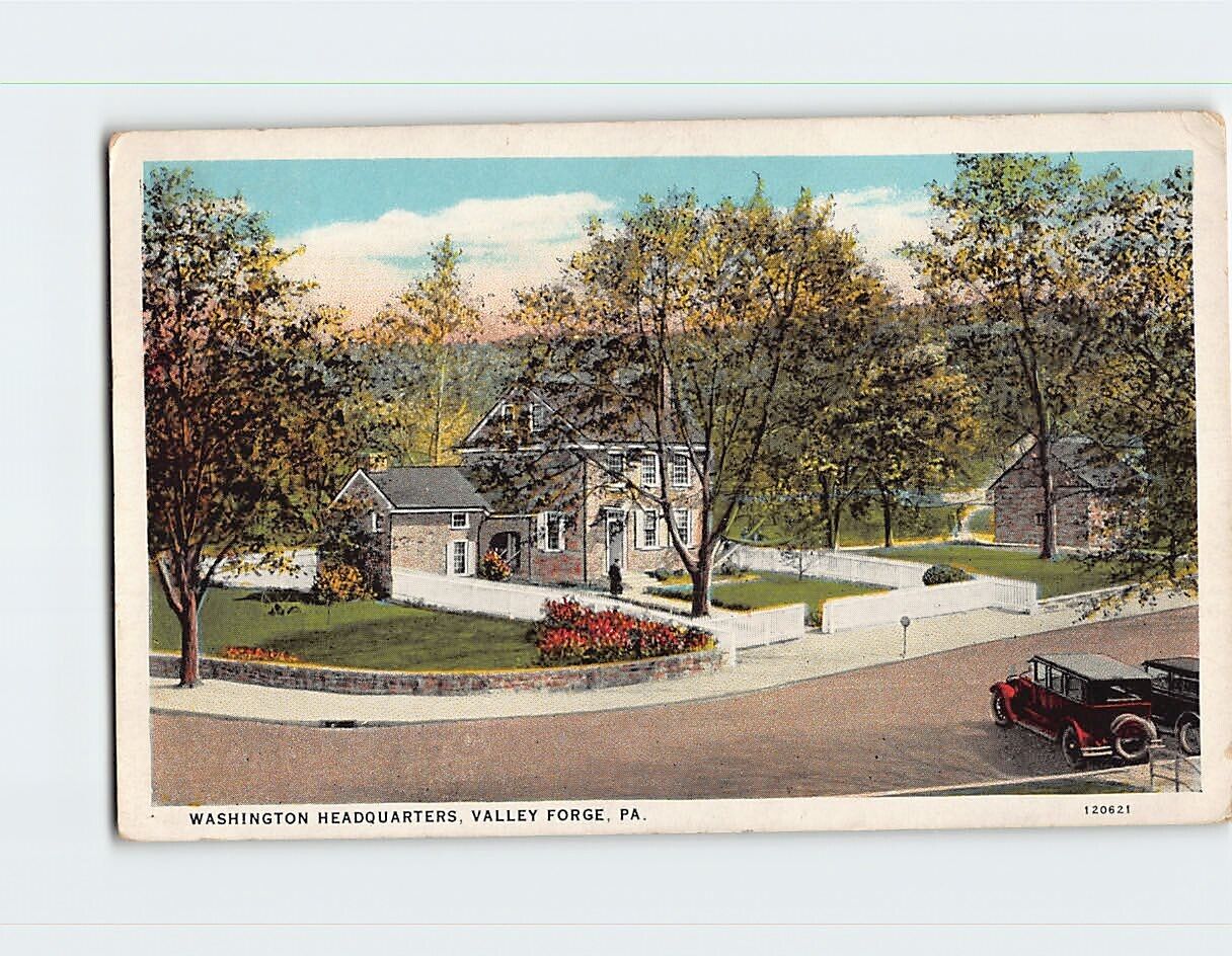 Postcard Washington\'s Headquarters Valley Forge Pennsylvania USA