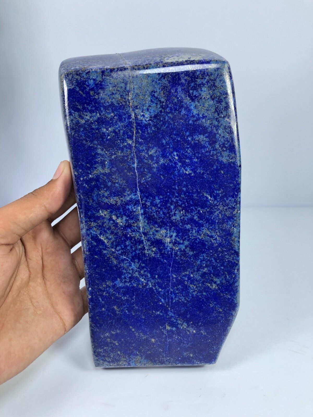 1.4-kg Lapis Lazuli Freeform Polished Rough Tumble Quartz Crystal Specimen Stone