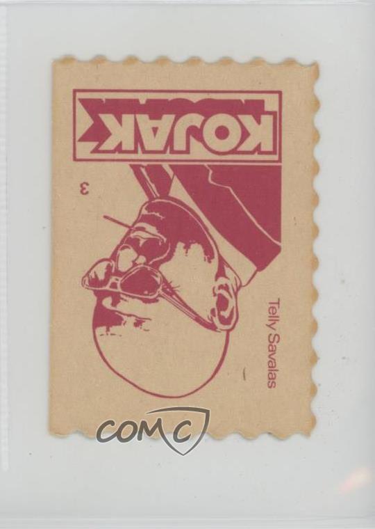 1975 Monty Gum Kojak Puzzle Cards Kojak #3 u6m