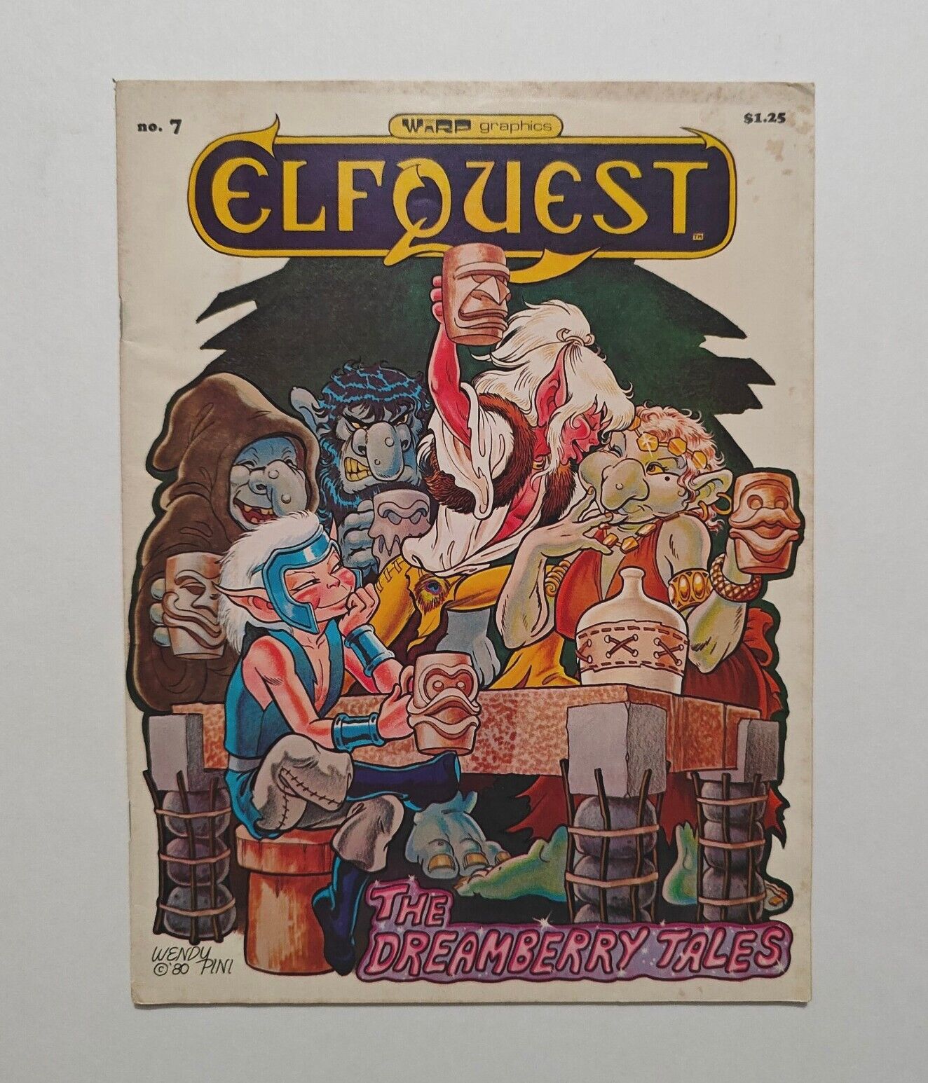 ELFQUEST Vol. 1 #7 by Richard & Wendy Pini Warp Graphics 1980 Dreamberry Tales