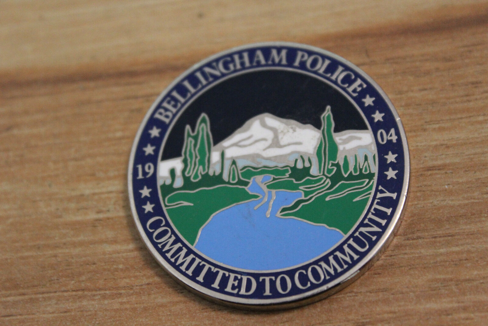 Bellingham Police Committed To Community Challenge Coin