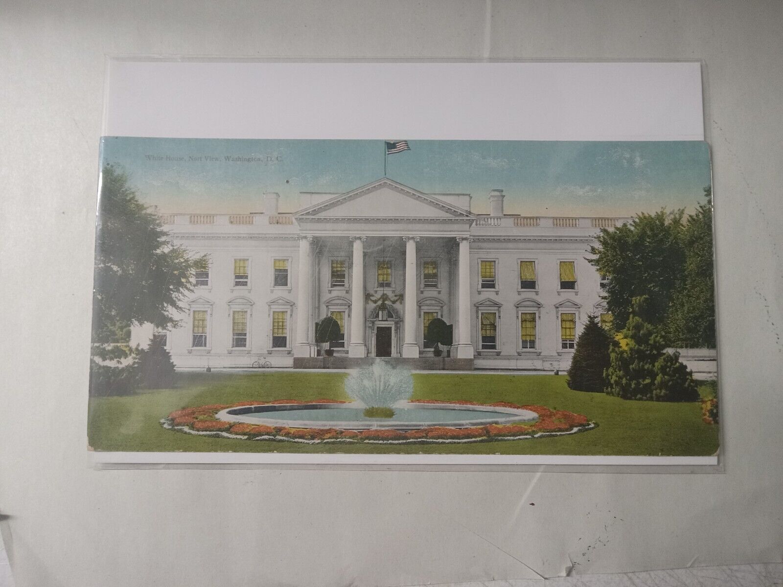 Vintage Oversized Postcards Lot Of 4 White House, U.S. Capital, Ect.