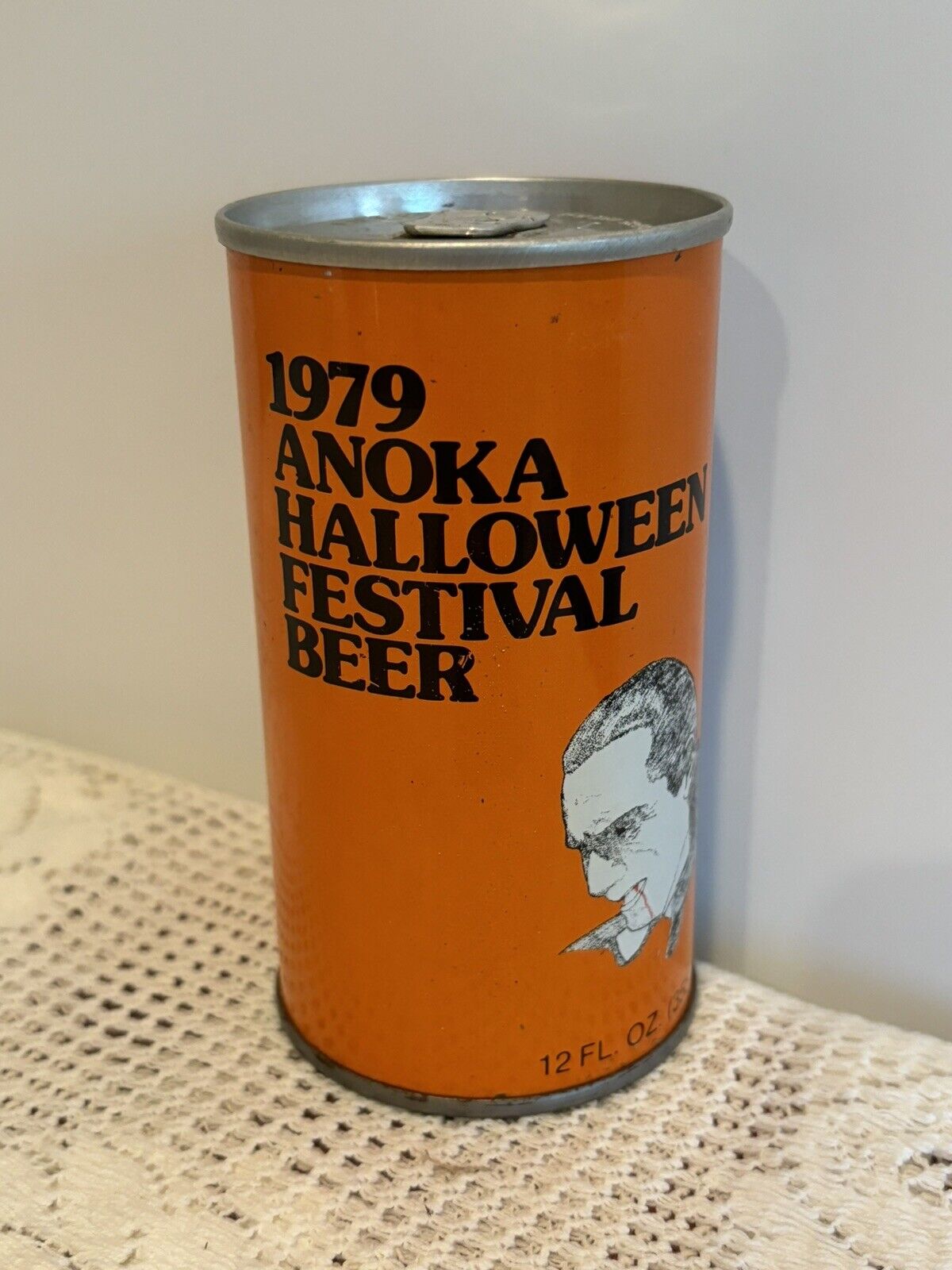 1979 Anoka Halloween Festival Beer Can Minnesota Orange Beer Can