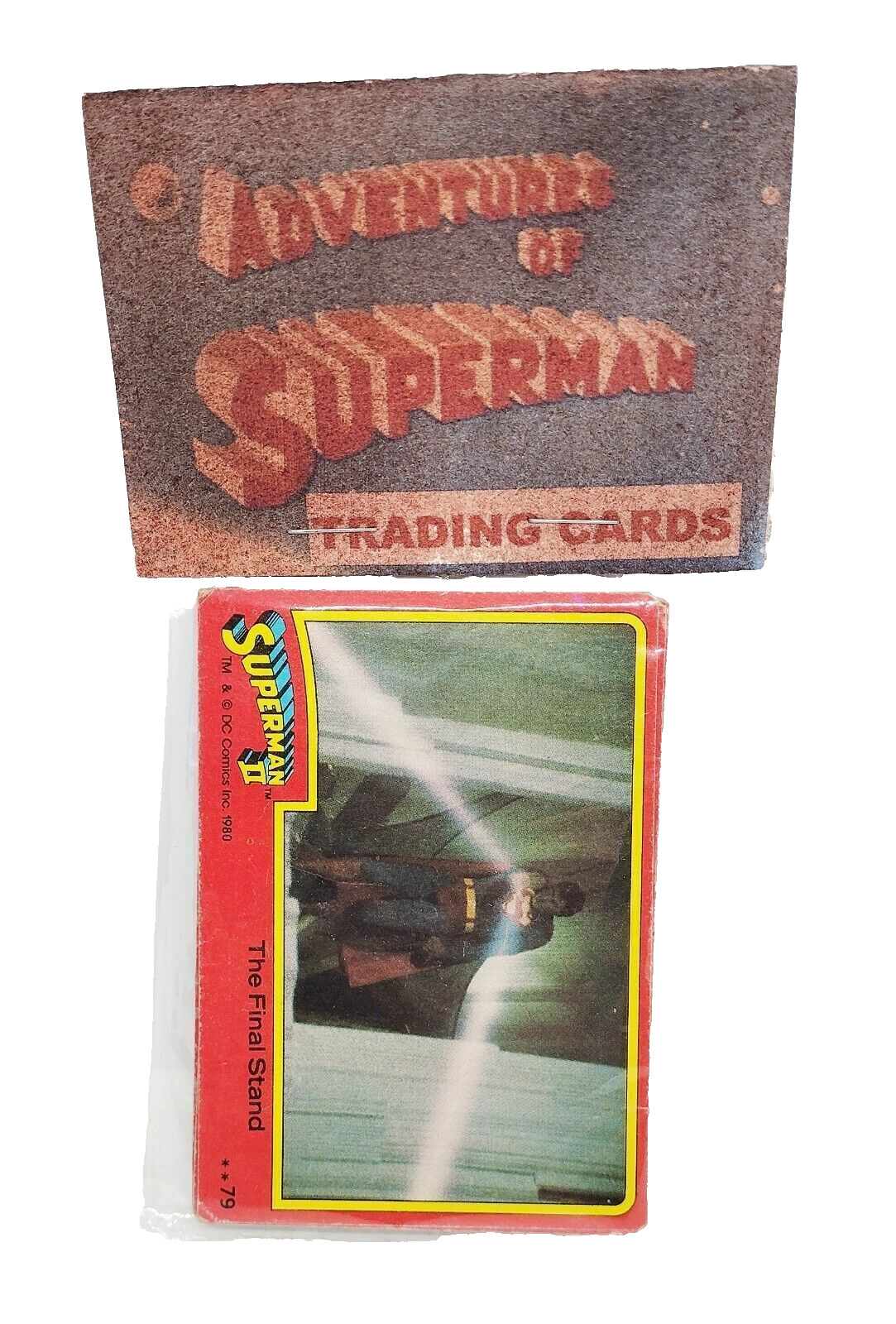 Superman Two 1980 Trading Cards Original Unknown Store Package