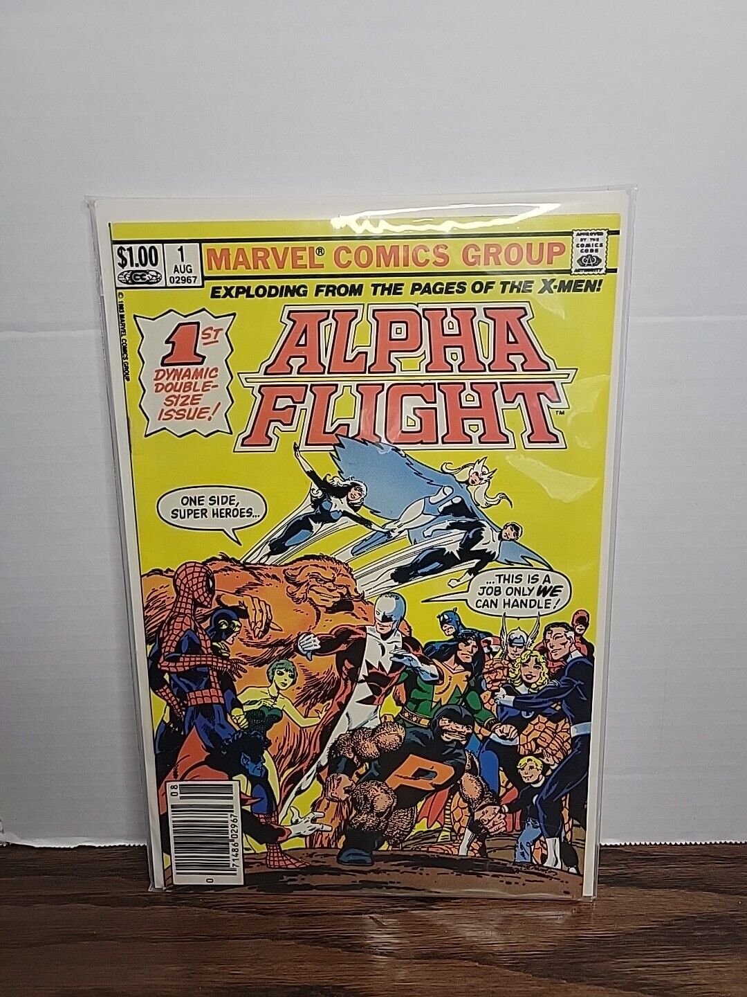 Alpha Flight #1 Newsstand VF/NM 1st Puck, Marina (1983 Marvel Comics)