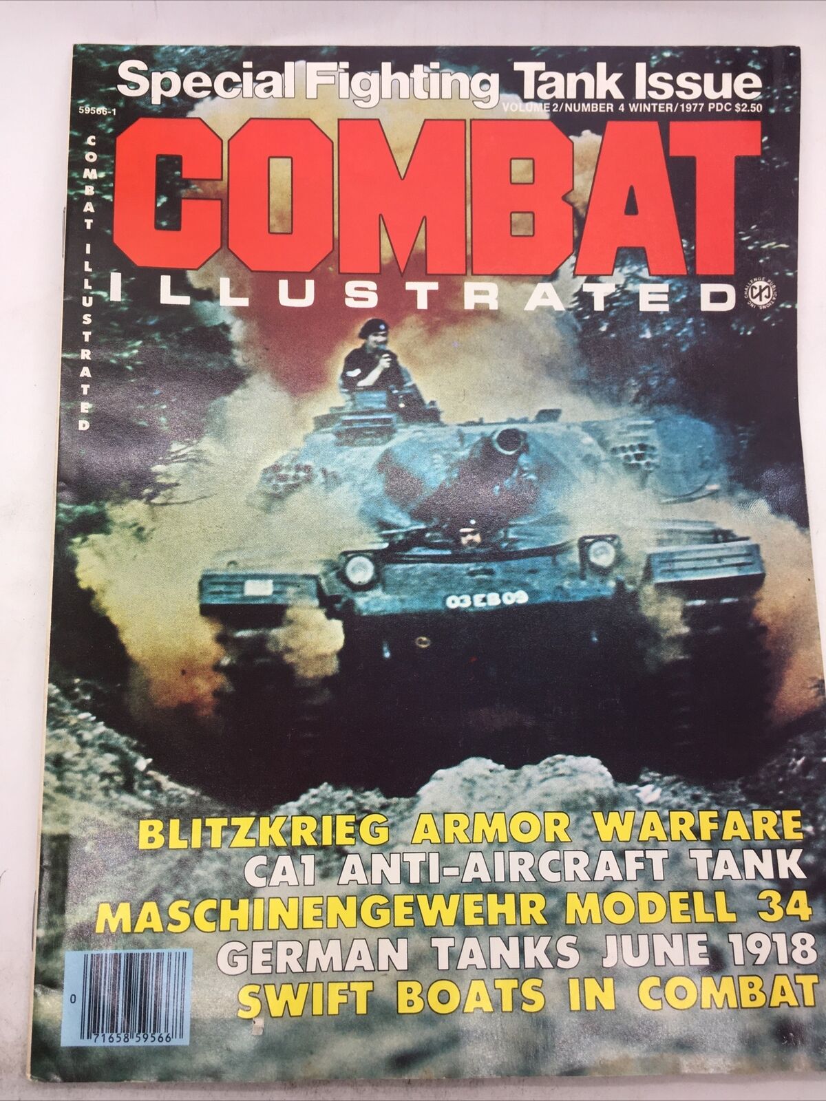 Vintage Combat Illustrated Magazine -  Winter 1977