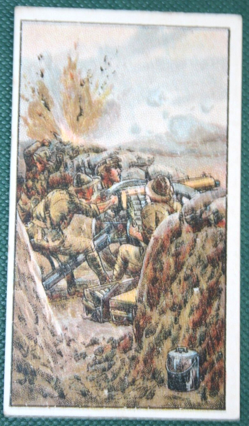 CAPTURED TURKISH MACHINE GUN   GALLIPOLI  World War 1   Vintage 1916 Card   BD08