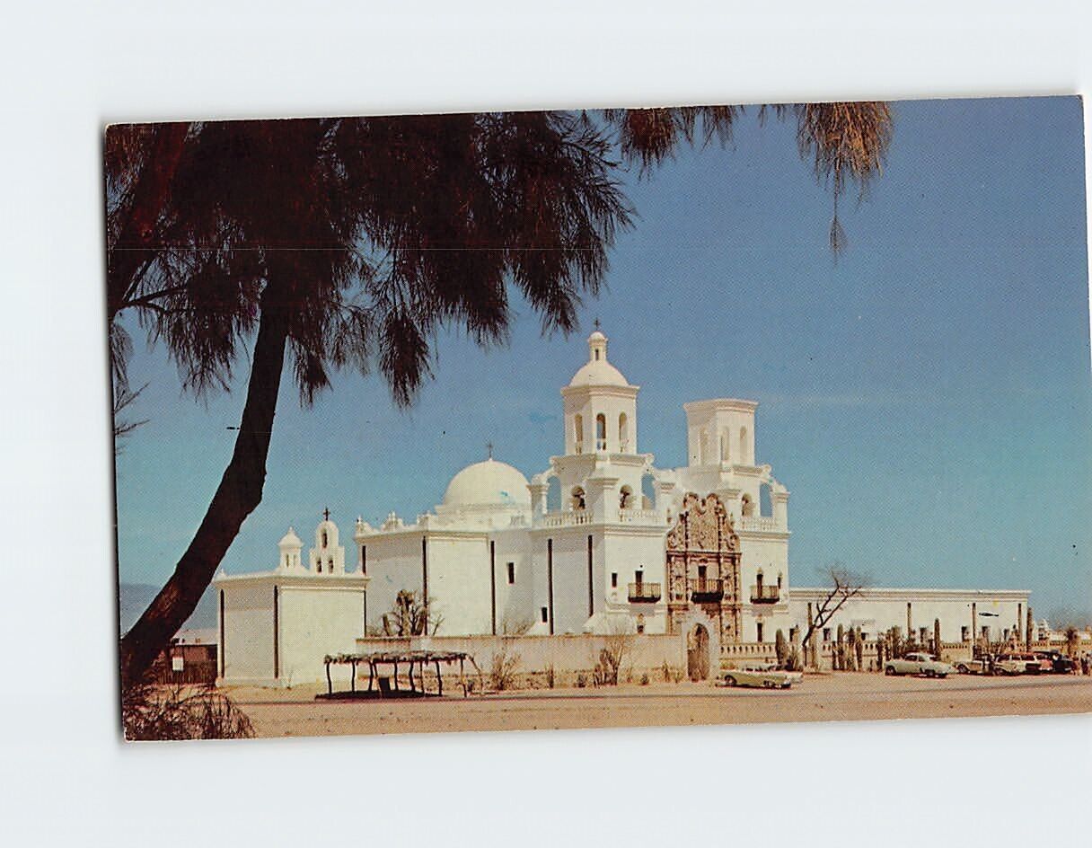 Postcard San Xavier Del Mission, Tucson, Arizona