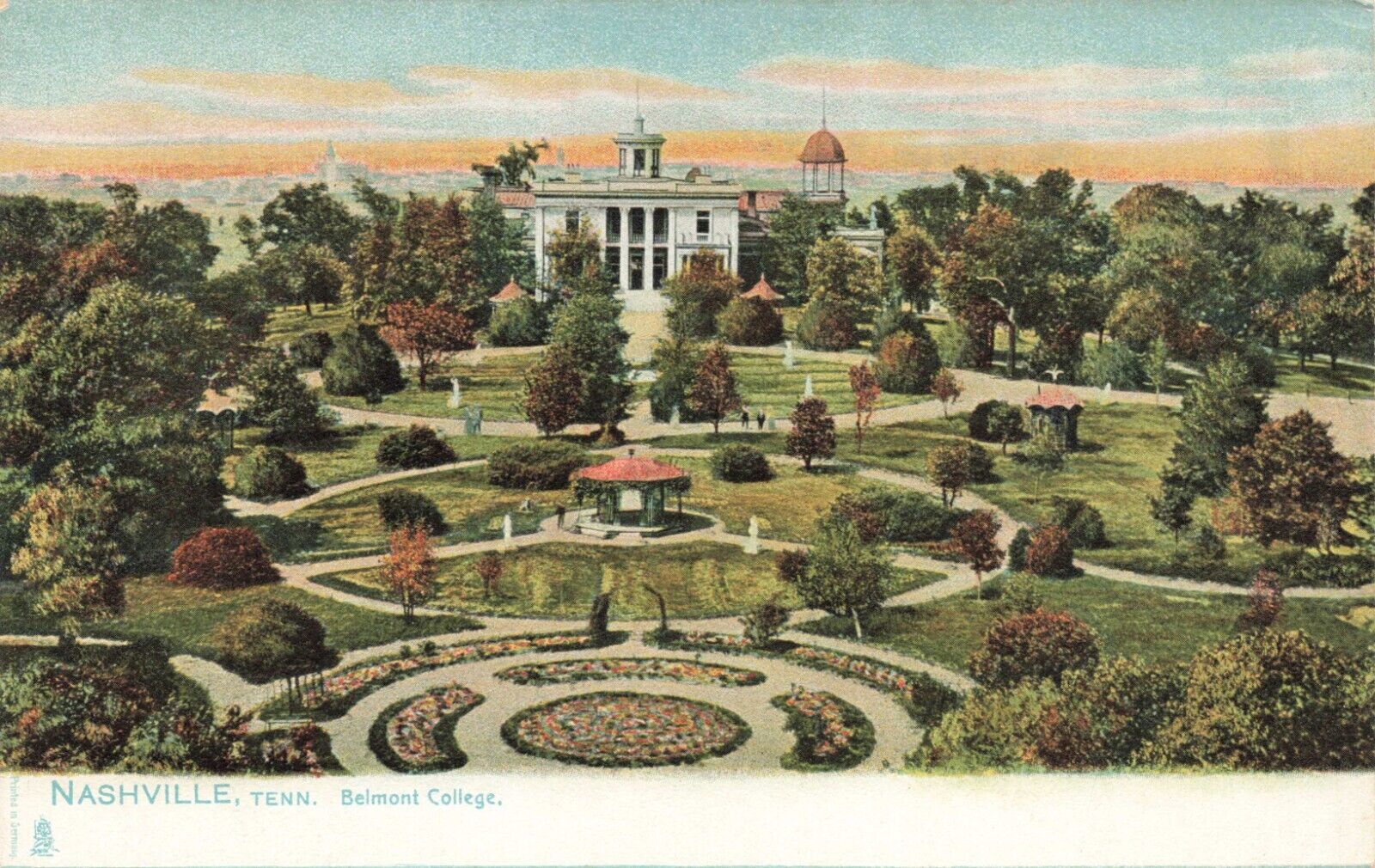 TN-Nashville, Tennessee-View of Belmont College c1910 A35