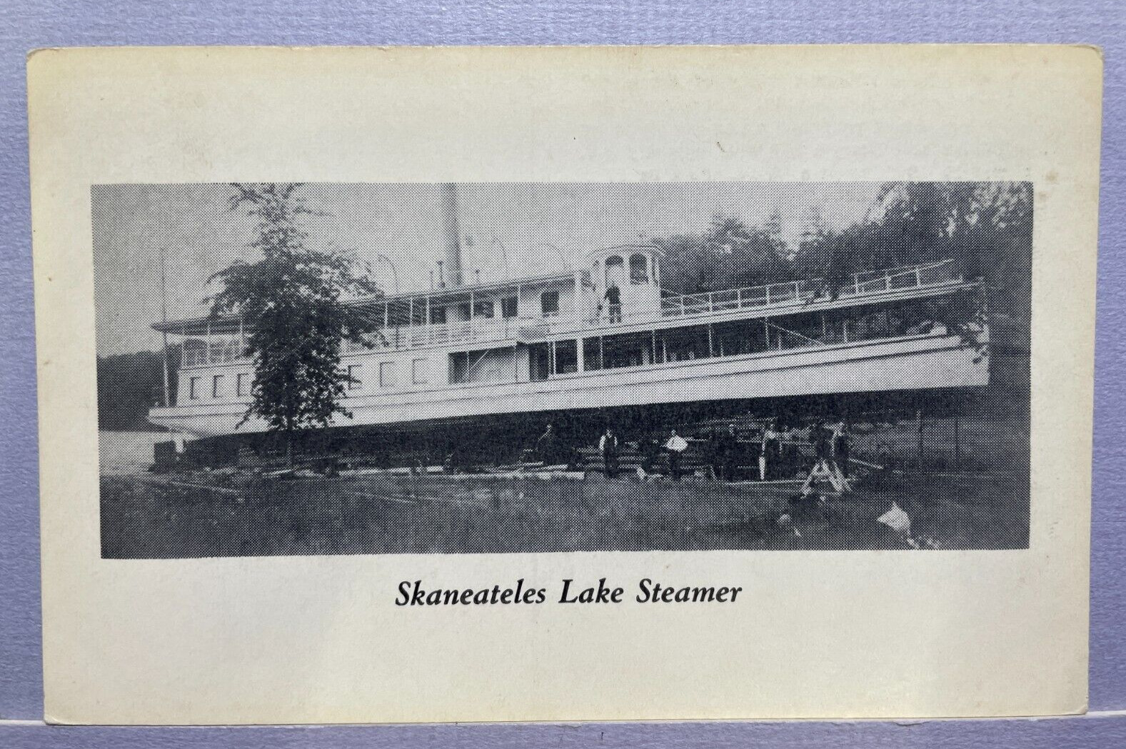 Postcard Skaneateles, New York Lake Steamer \