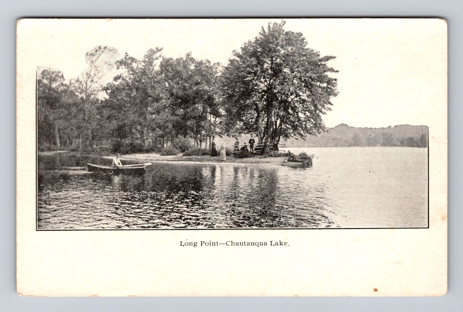 NY-New York, Long Point, Chautauqua Lake, Antique, Vintage Souvenir Postcard