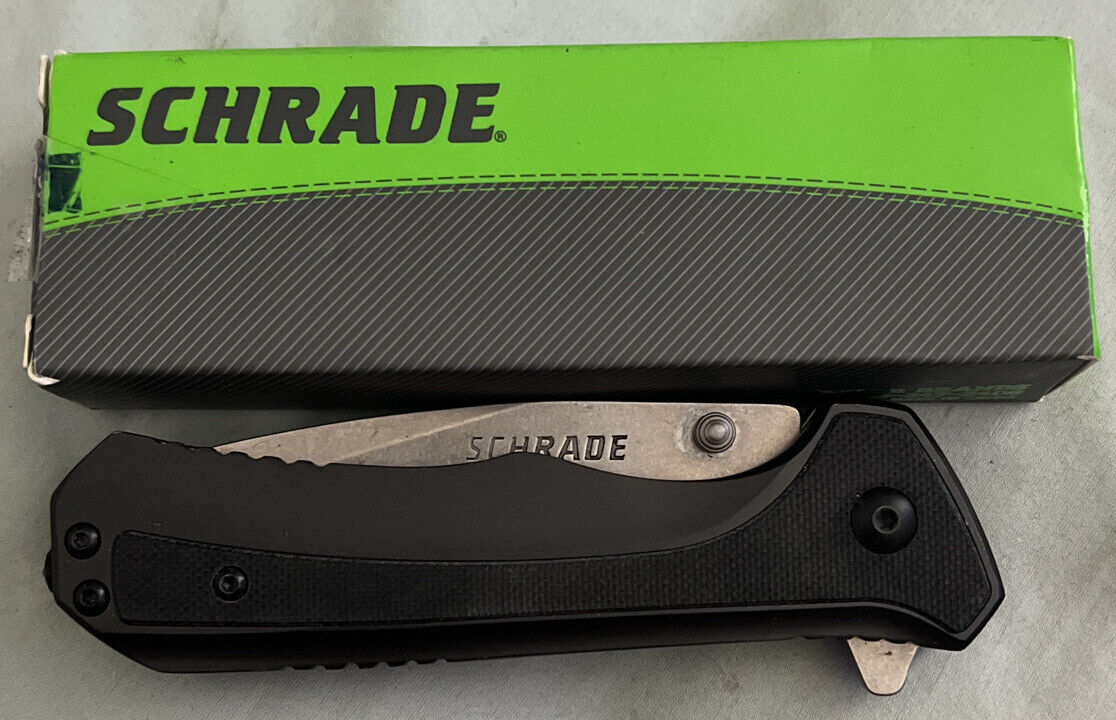 SCHRADE SCH502 TACTICAL FOLDING POCKET KNIFE RETIRED