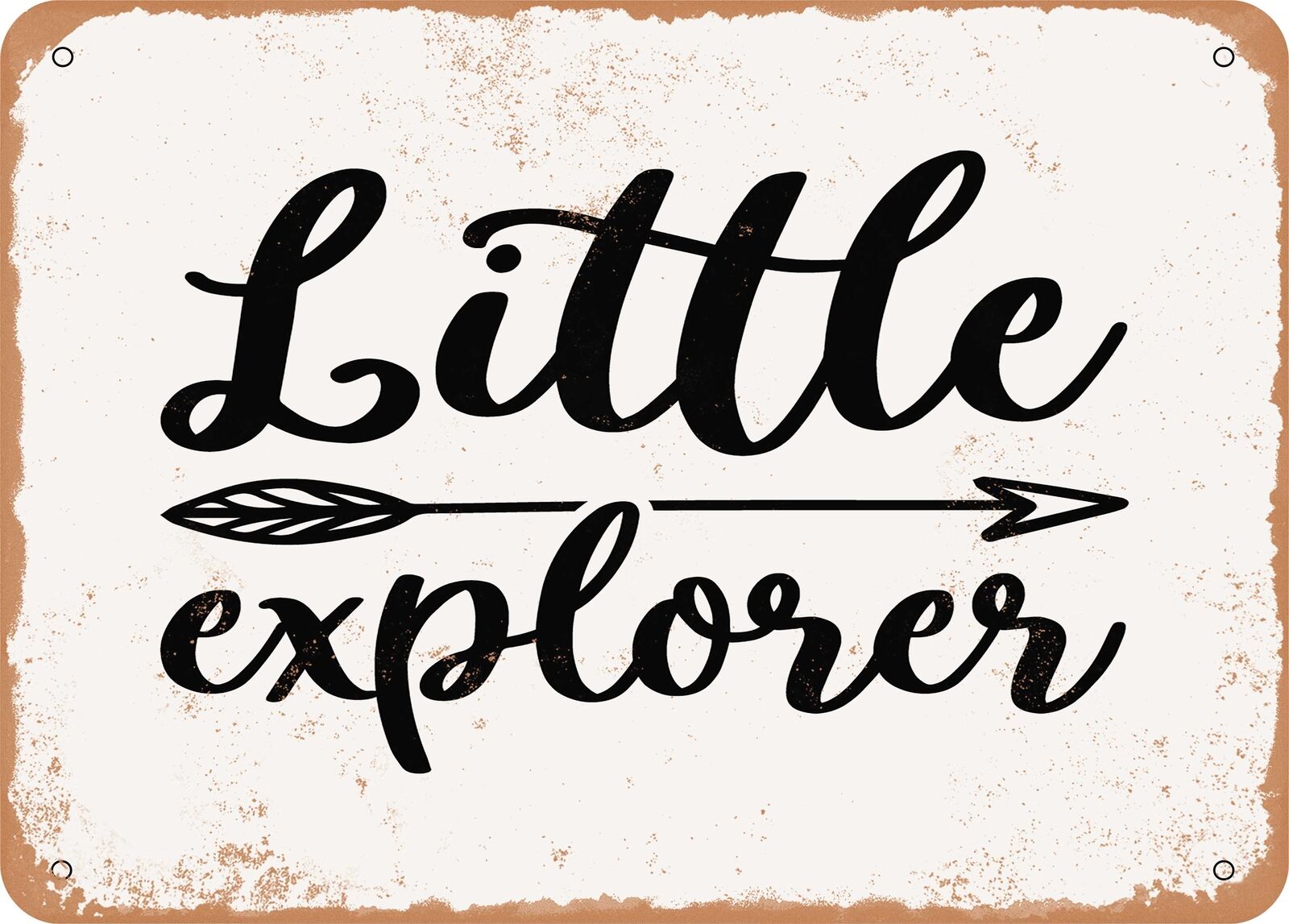 Metal Sign - Little Explorer - Vintage Look Sign