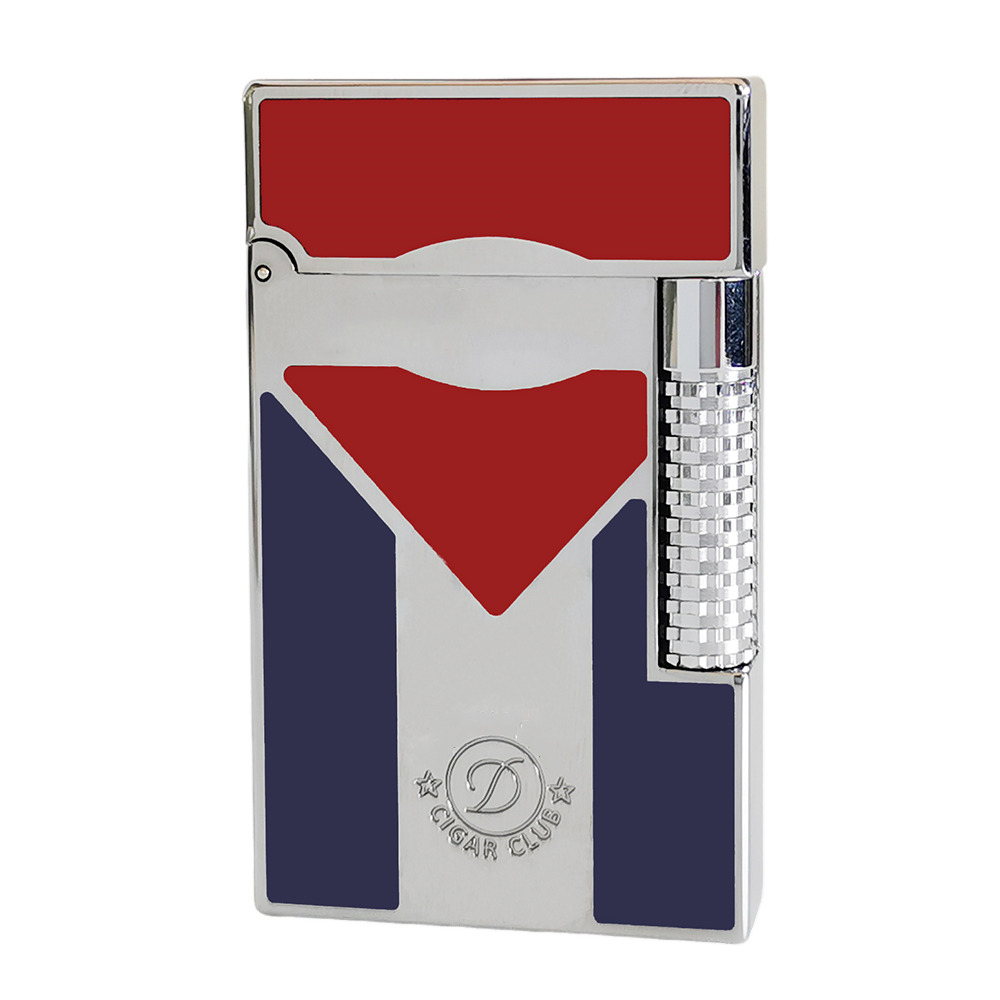 Gas Butane Lighter Lacquer Cuba Flag Cigarette Tobacco for Smoking Men Gift