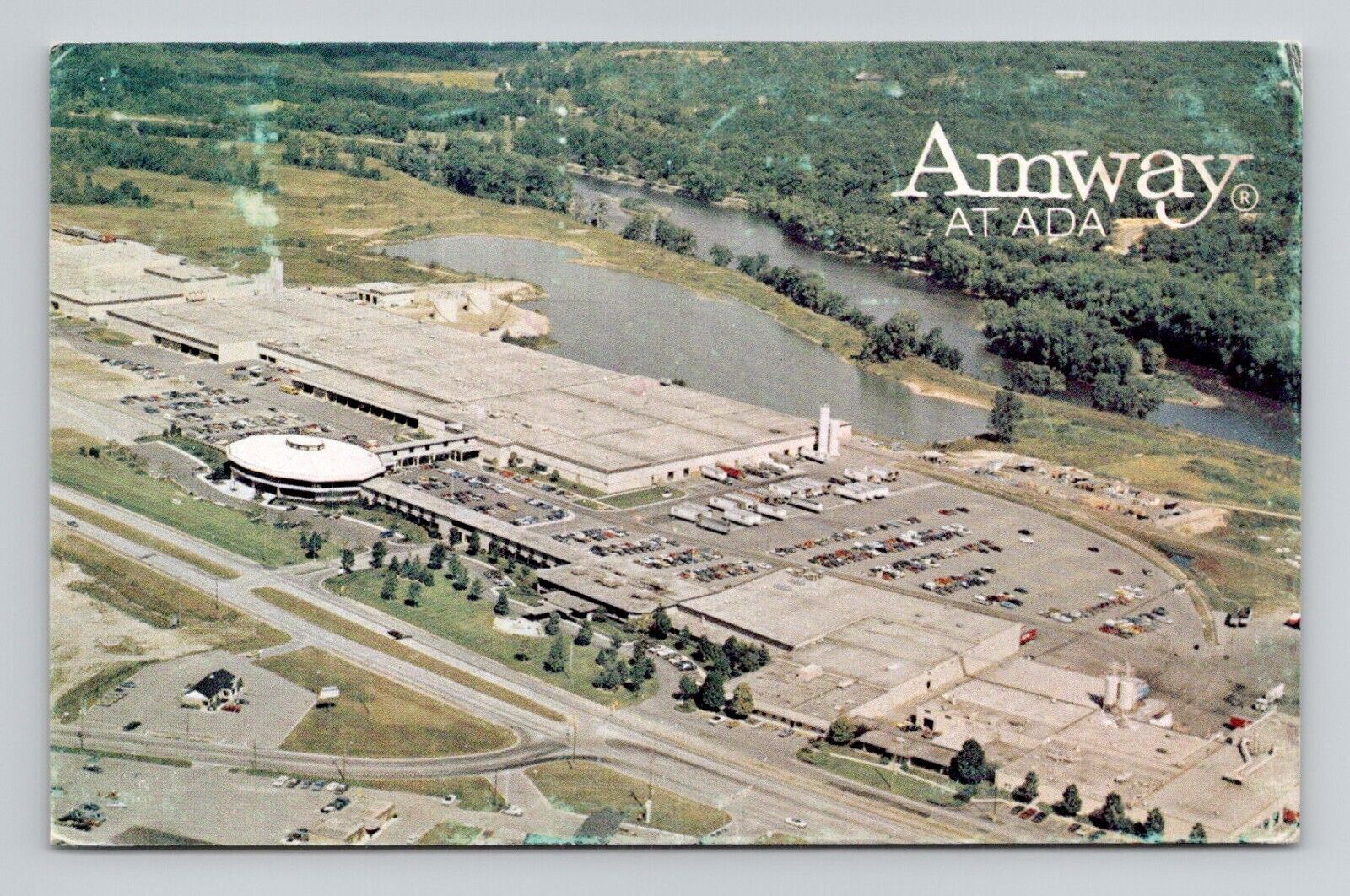 Postcard Amway Complex in Ada Florida FL, Vintage Chrome E15