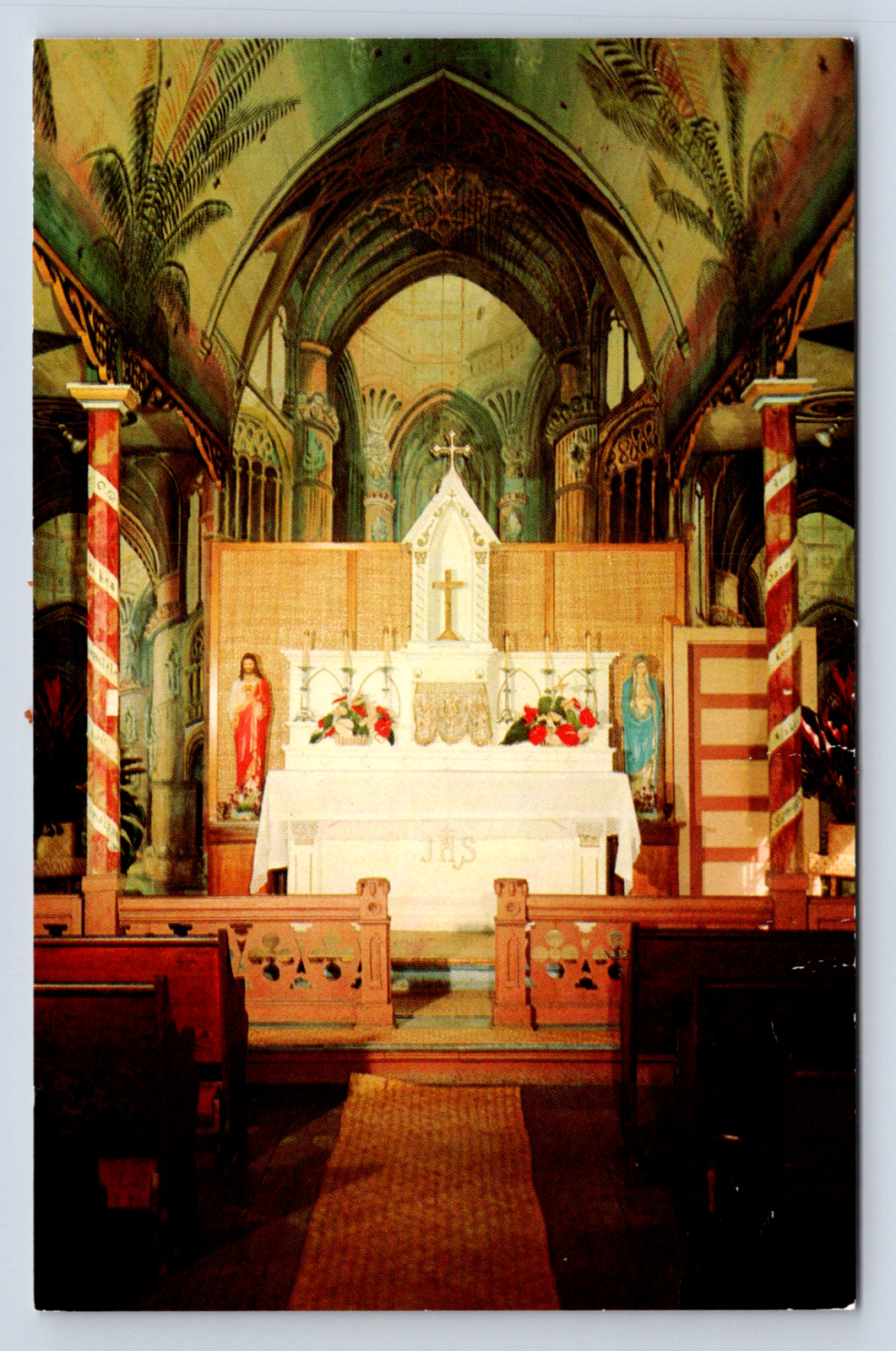 Vintage Postcard St Benedicts Catholic Church