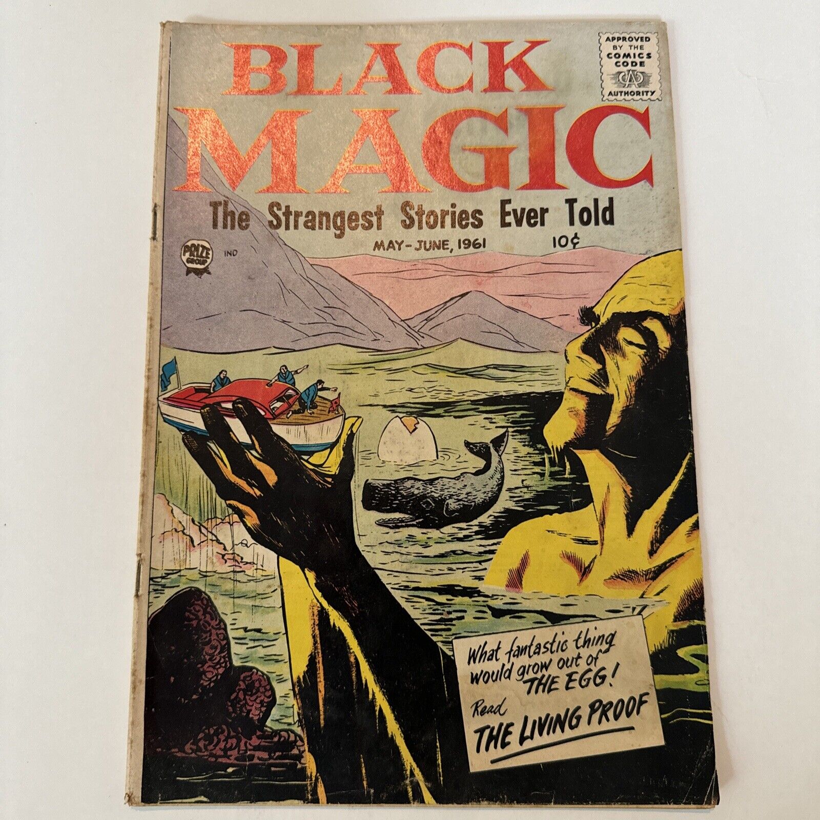 Black Magic Vol. 8 # 2 | STEVE DITKO Silver Age Prize Comics 1961 | Horror | VG+
