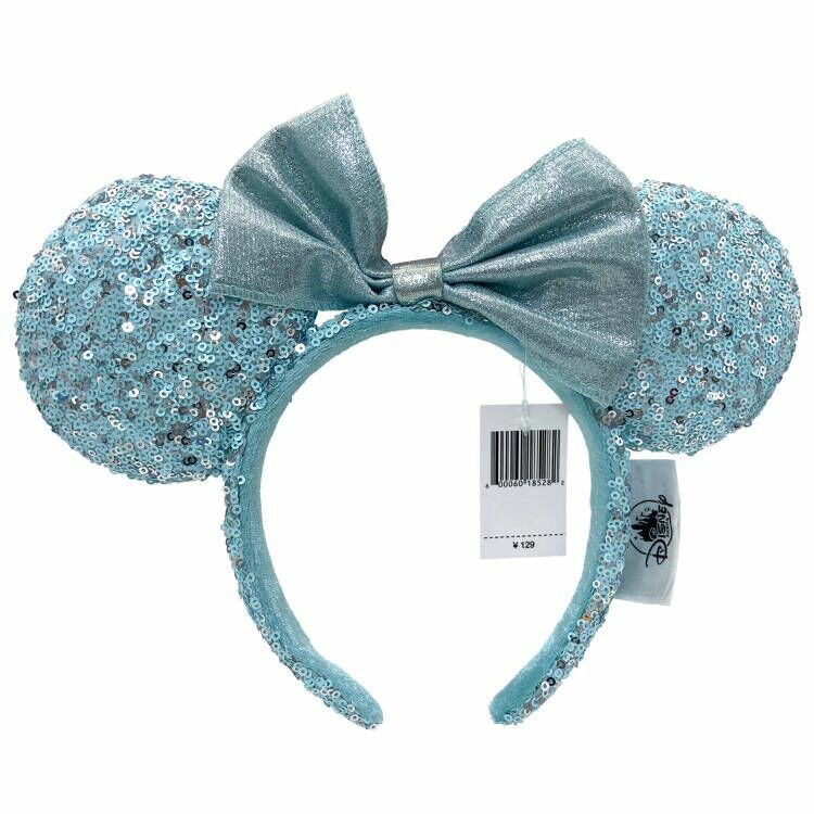 2024 Minnie Ears Disney-Parks Cute Rare Blue Frozen Arendelle Aqua Headband