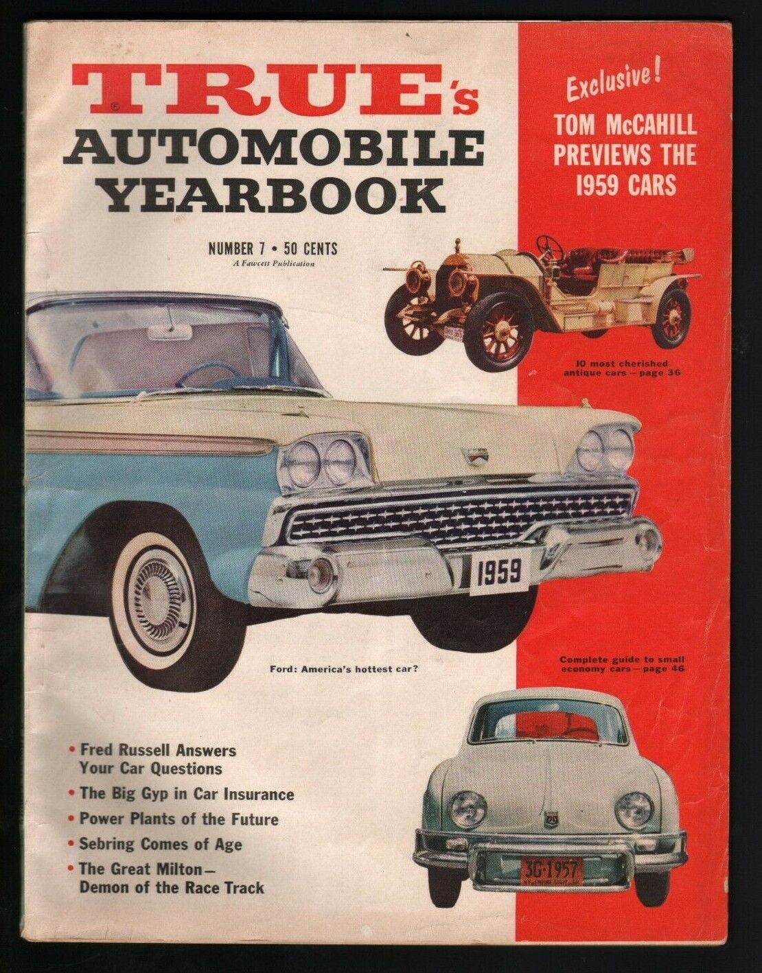 1959 Automobile Yearbook - Vintage True Magazine
