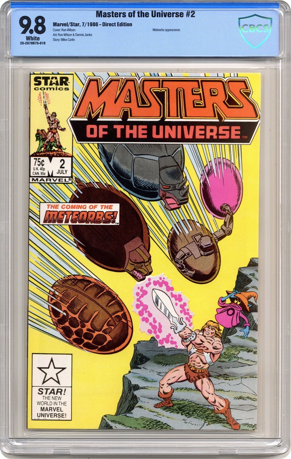 Masters of the Universe #2 CBCS 9.8 1986 20-2A78B75-016