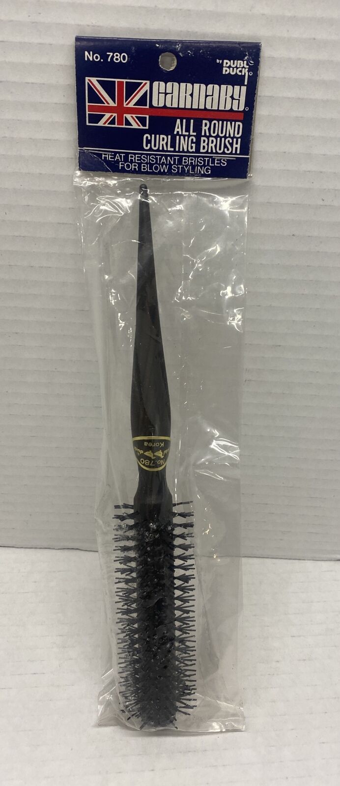 VTG NOS Dubl Duck 780 All Round Curling Hair Brush Heat Resistant for Blow outs