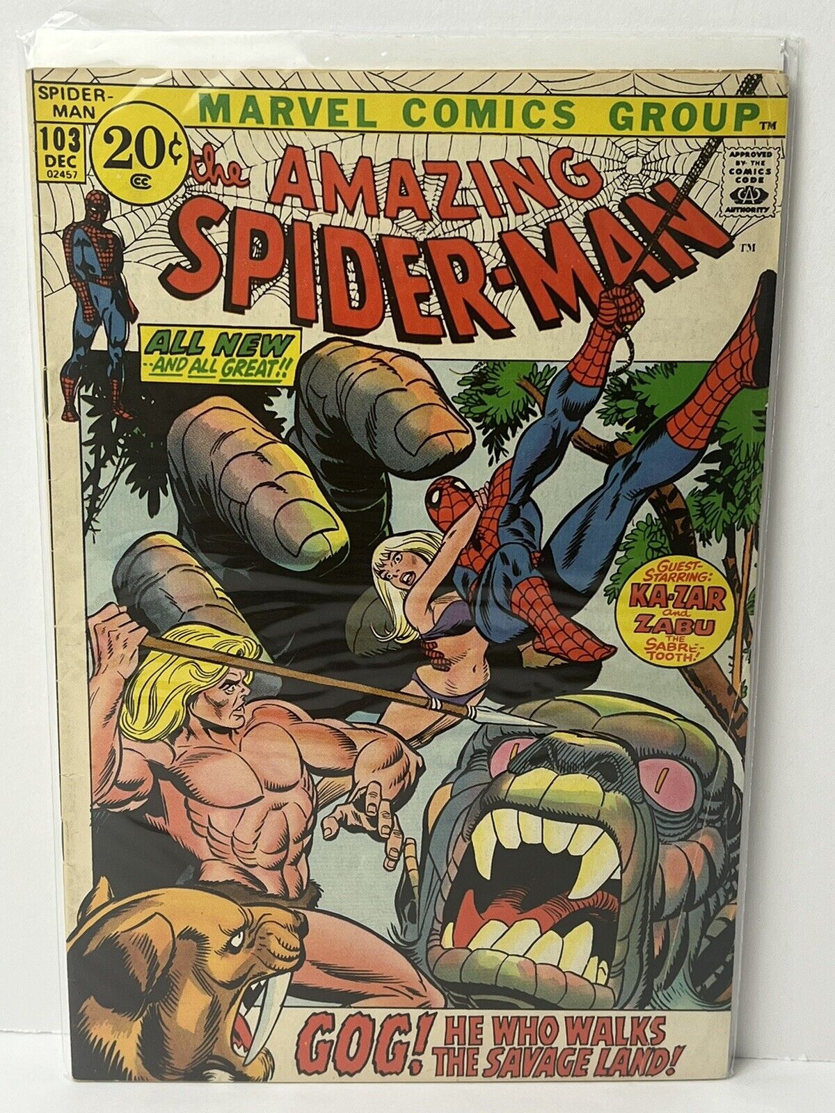 Amazing Spider-Man #103 Marvel Comics 1971 Bronze Age, Boarded