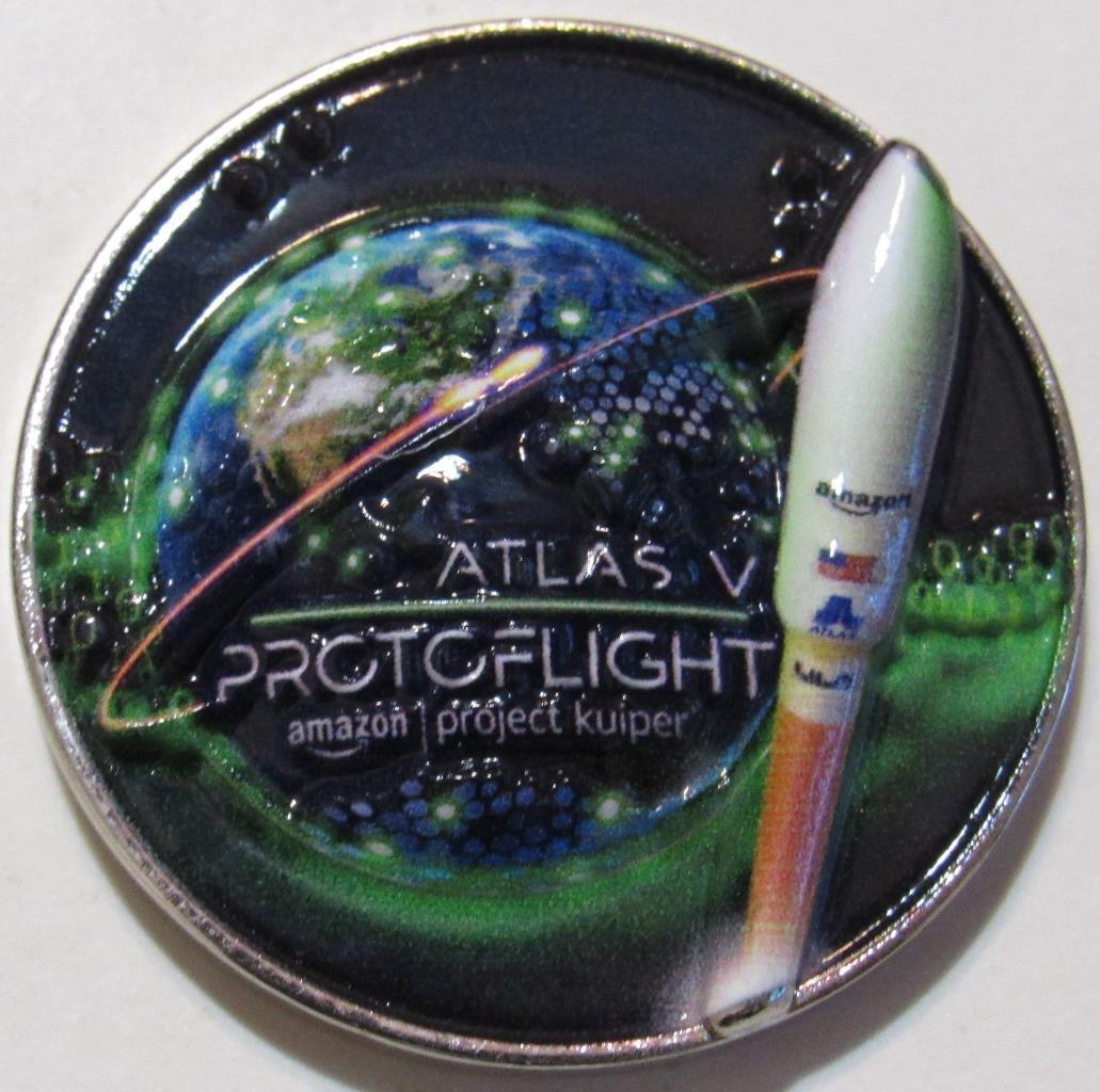 1ST ATLAS V KUIPER MISSION SPACE COIN 1.5