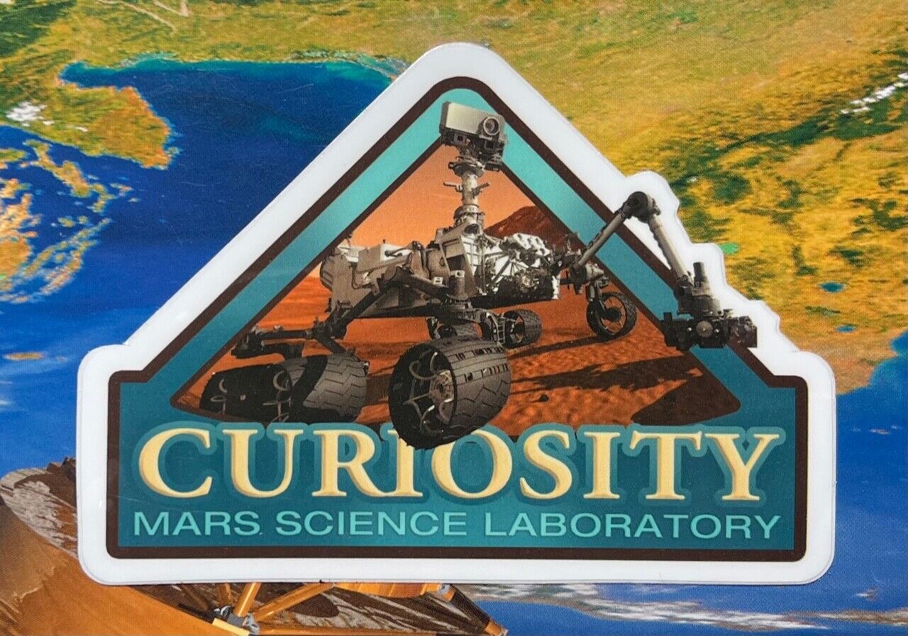 MARS SCIENCE LAB / MSL CURIOSITY PROGRAM DECAL STICKER