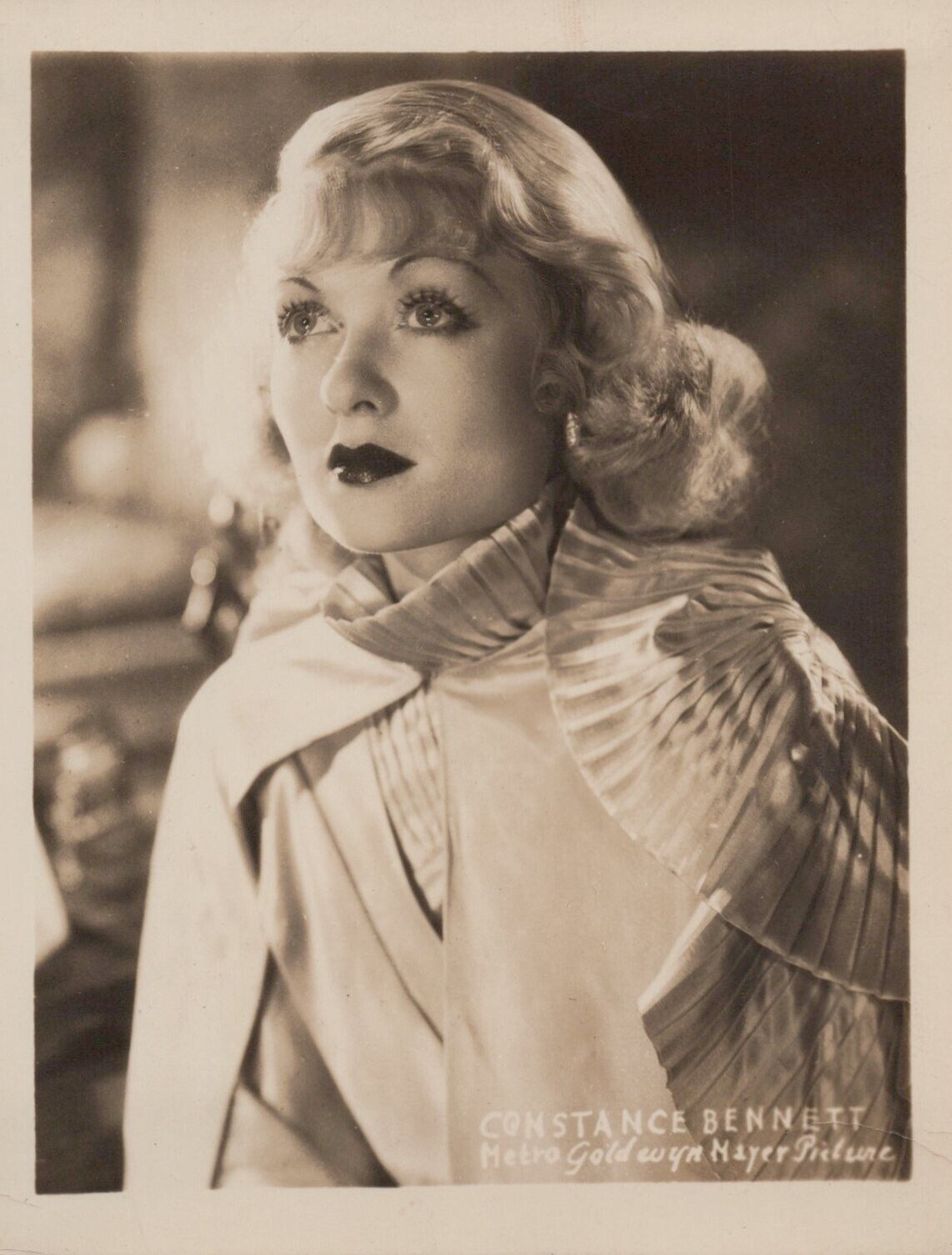 Constance Bennett (1930s) 🎬⭐ Glamorous Pose - Original Vintage MGM Photo K 196