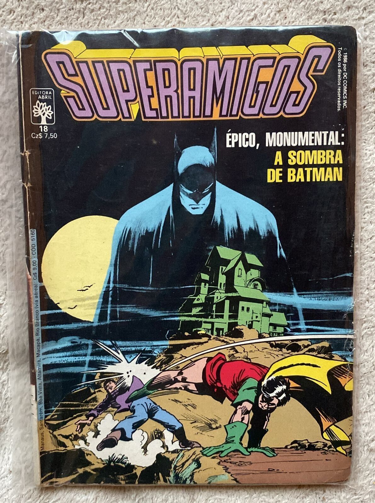 Batman 227 Classic Neal Adams Cover Foreign Key Brazil Edition Portuguese