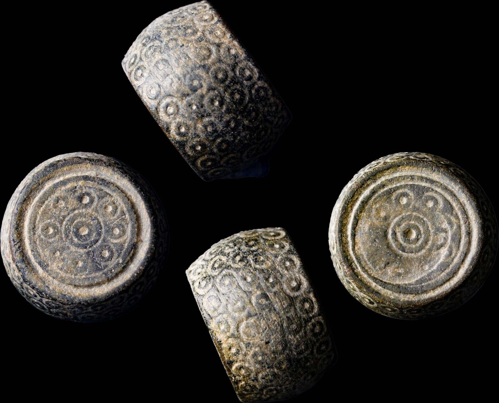 Roman Byzantine Artifact Coin Weight 22.98 grm Magic Eyes 6 Nomista Weight