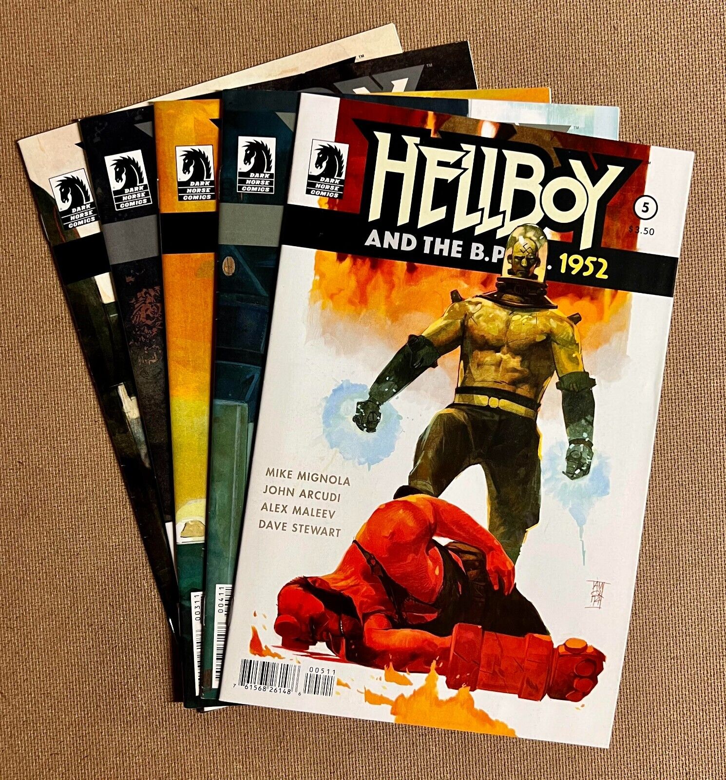 Hellboy and the B.P.R.D. 1952 #1 thru #5 (2014) - Complete Run