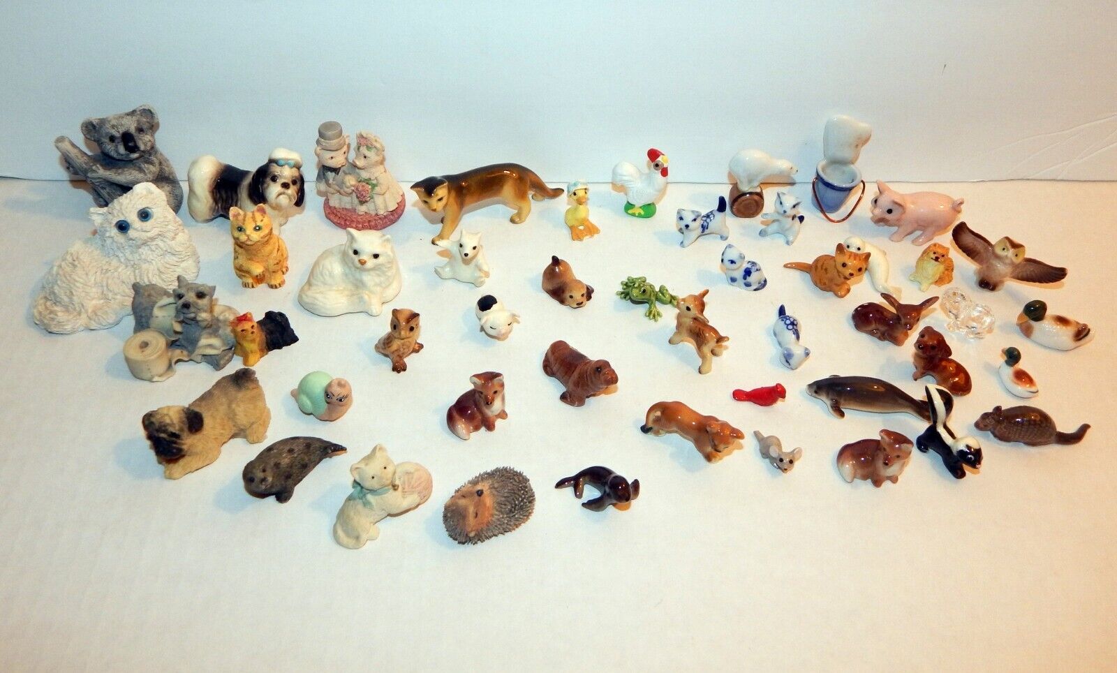 Vintage HAGEN RENAKER Miniatures & Resin Stone Critters Figurines Huge Lot 40+