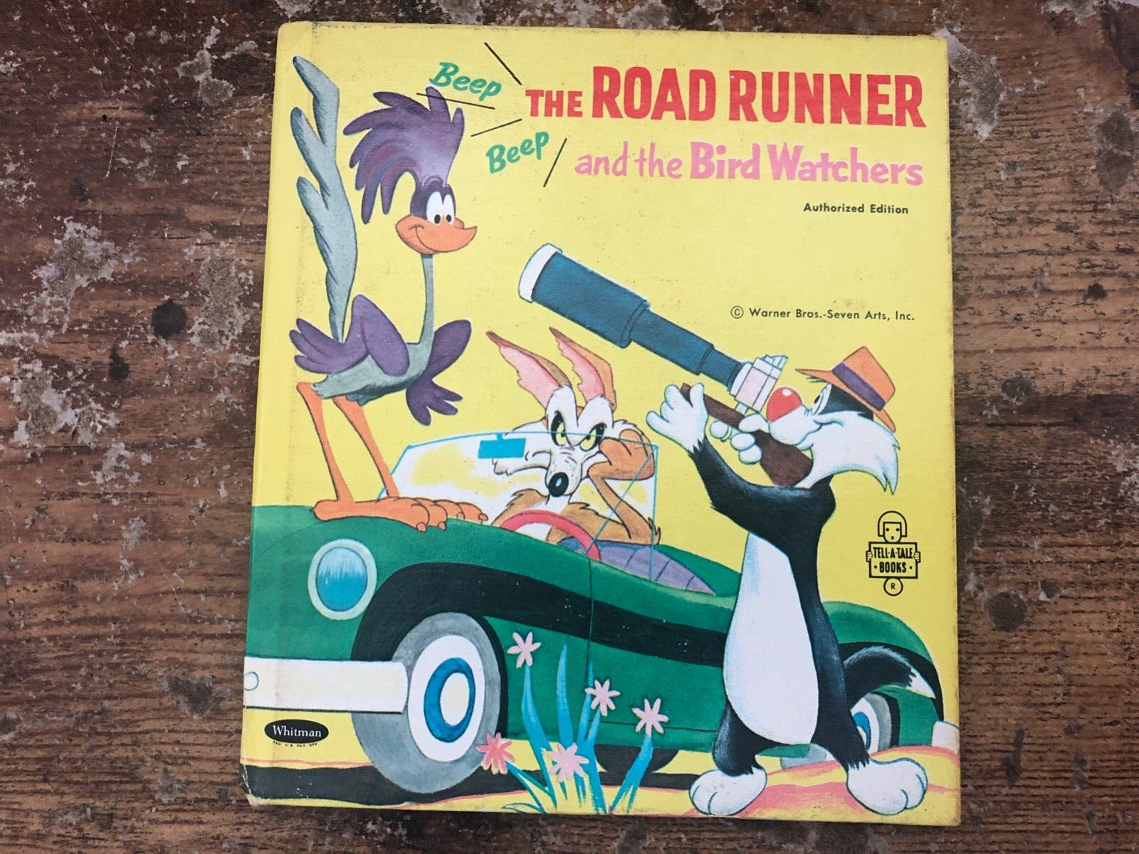 Vintage 1968 ROAD RUNNER and the Bird Watchers Whitman Tell-A-Tales Book