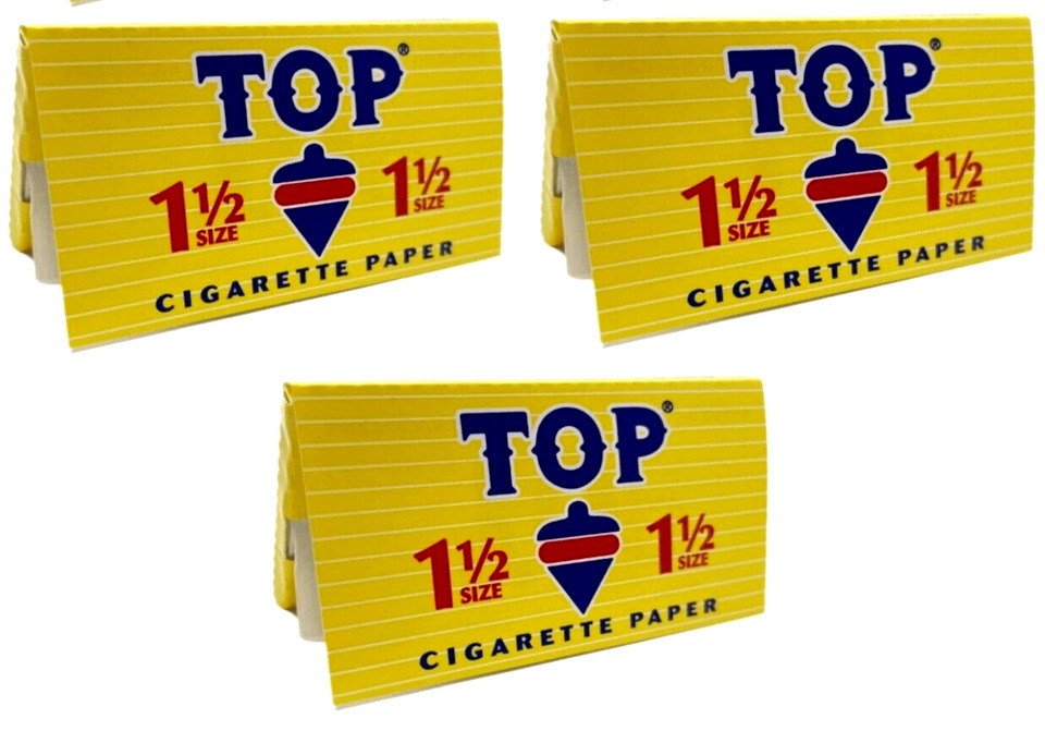 😎X6 AUTHENTIC Top 1  1/2 SIZE ROLLING PAPER **Free Express Shipping** 🚀🚚