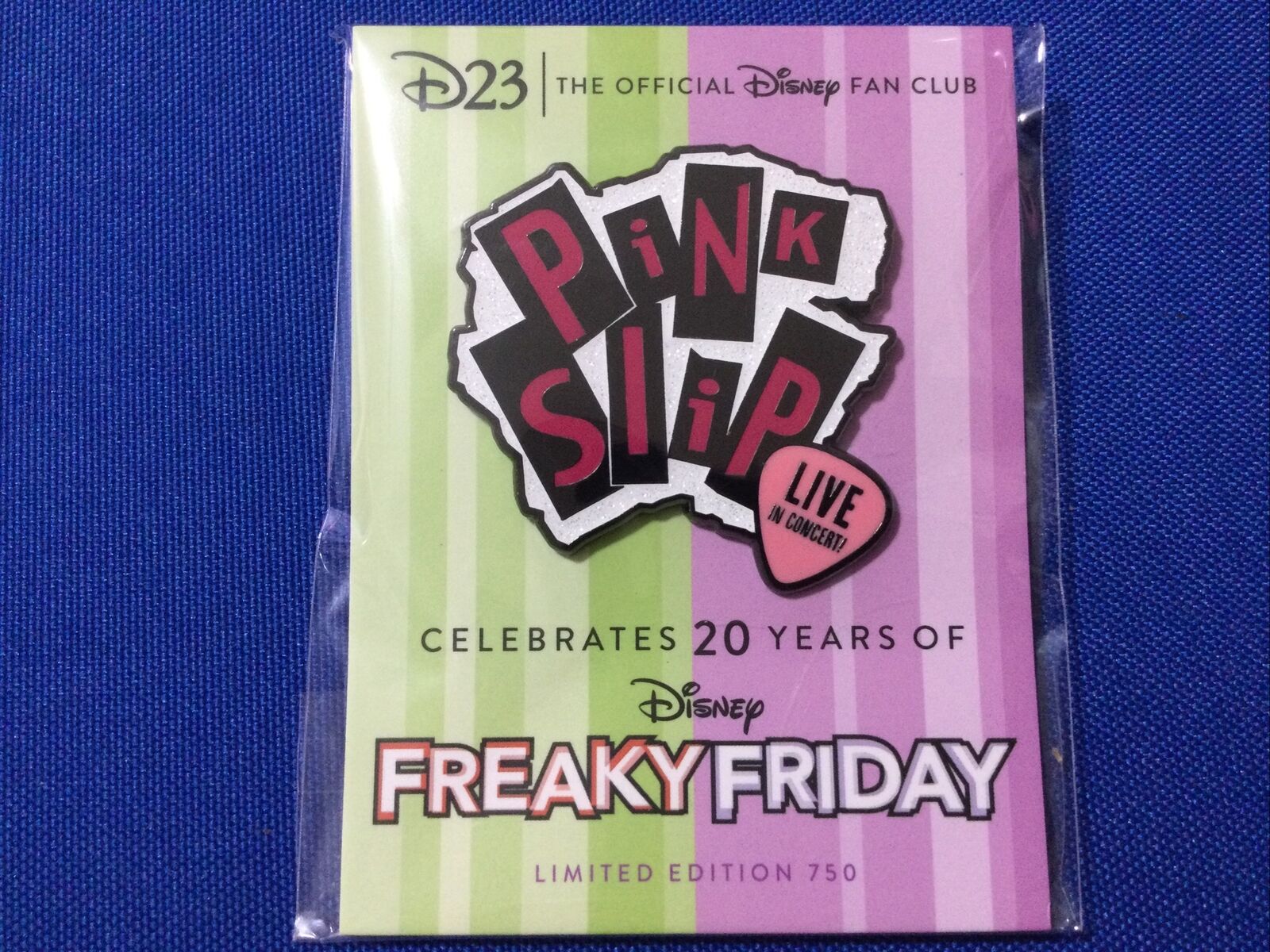 Disney Pin - D23 Exclusive - Pink Slip Band Live Freaky Friday 20th Anniversary