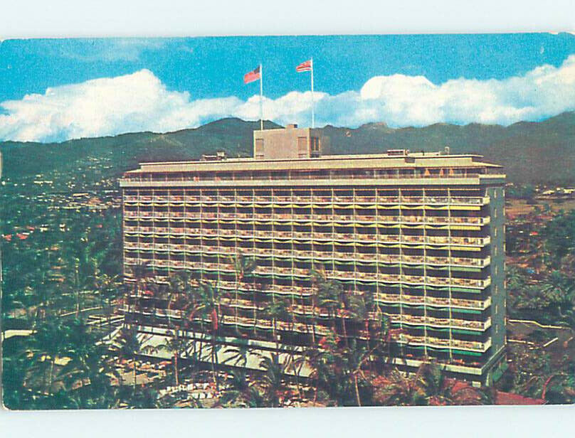 Pre-1980 SHERATON HOTEL Waikiki - Honolulu Hawaii HI AE1254