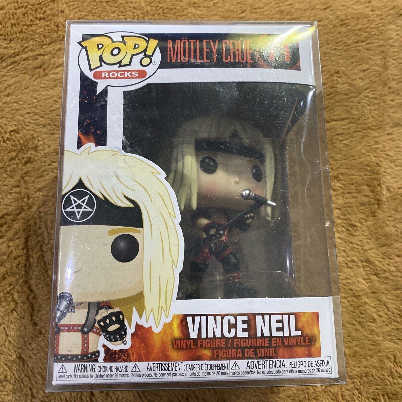 Funko Pop Vince Neil Motley Crue Rocks 71 - Vaulted Rock Music WITH PROTECTOR 