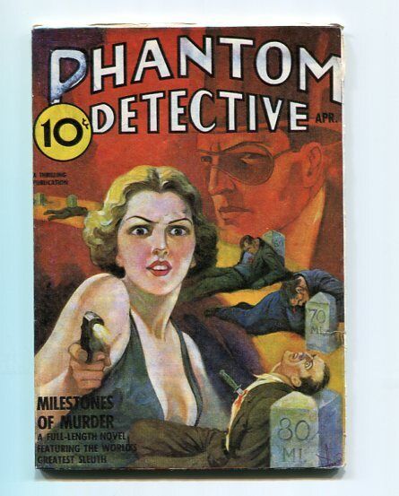 Phantom Detective-- 1938--Pulp Magazine----FN