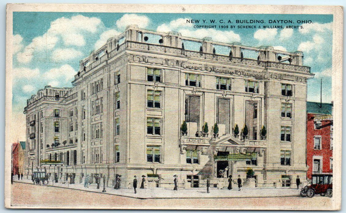 Postcard - New Y.W.C.A. Building, Dayton, Ohio