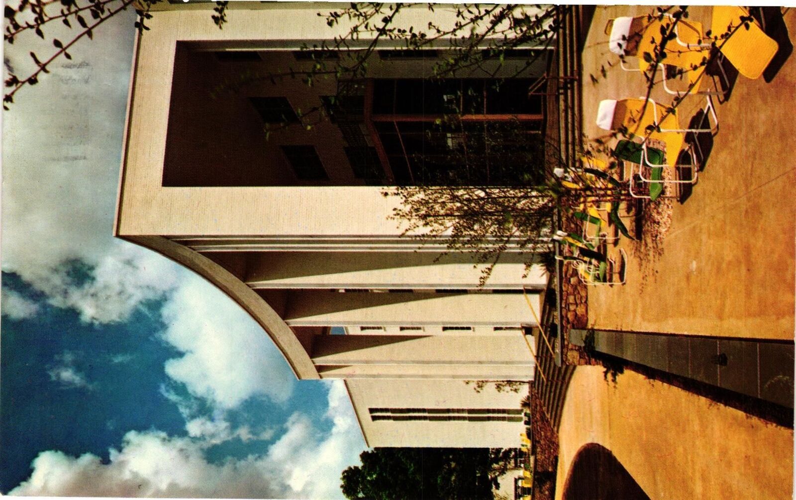 Vintage Postcard- Pritchell Hall, Ridgecrest Baptist Assembly, NC.