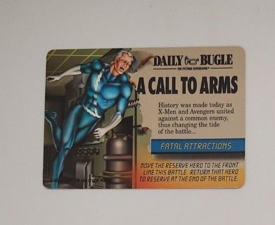 1996 MARVEL OVERPOWER - MISSION CONTOL  -  DAILY BUGLE - YOU PICK