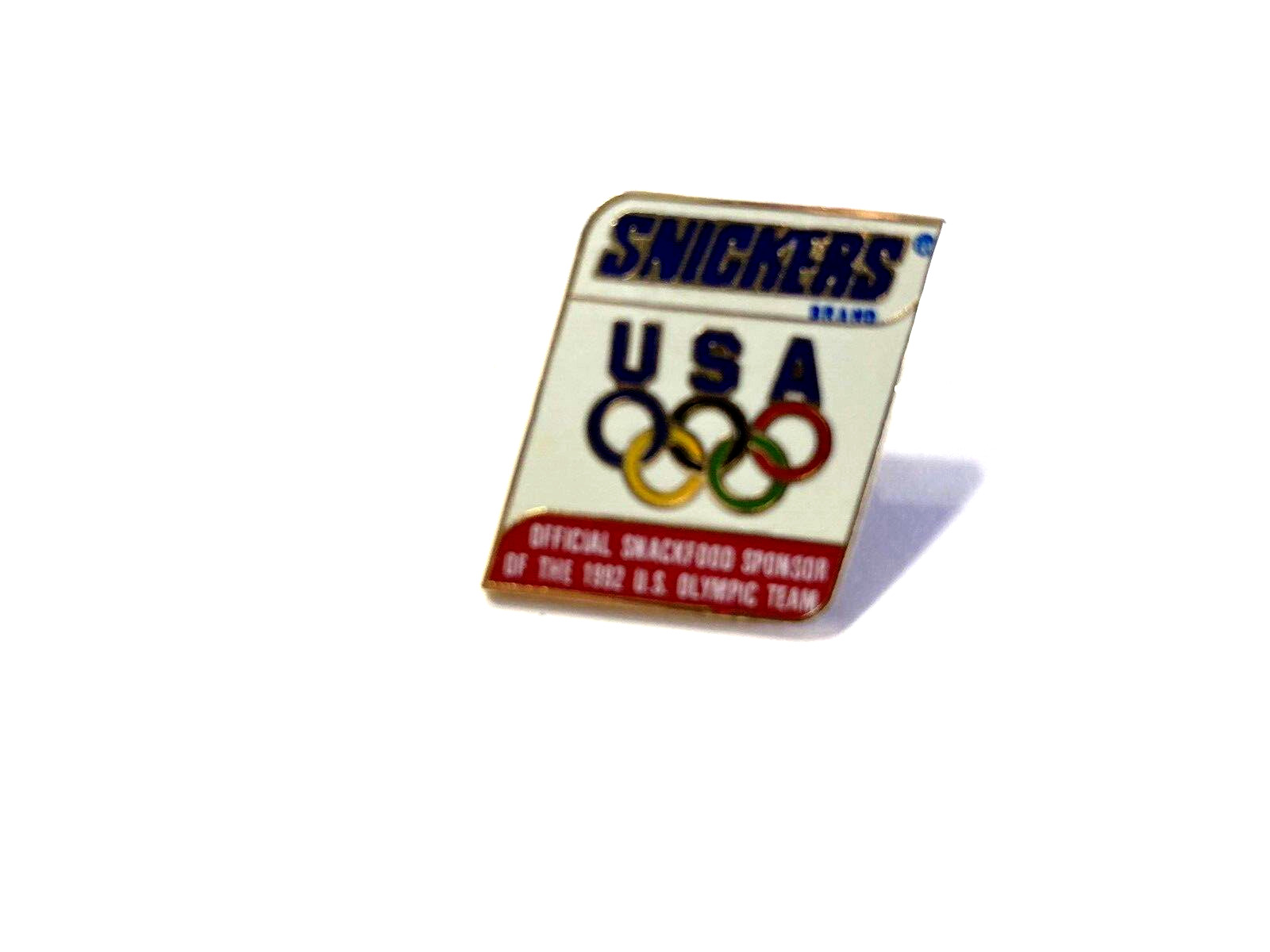 Snickers USA 1992 Olympic Games Sponsor Pin