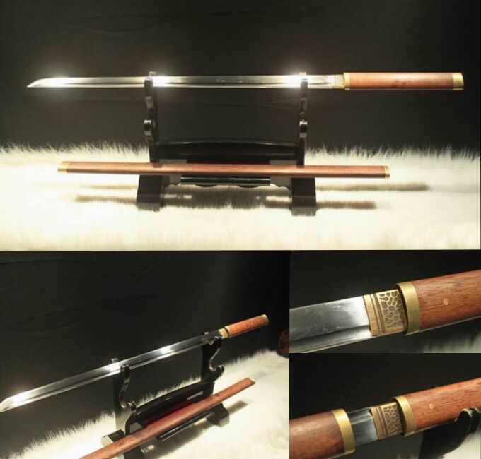 1060 carbon steel Japanese samurai sword ginsu knives katana can reduce tree#022