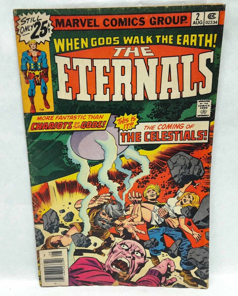 The Eternals #2 - 1976 Marvel - The Coming of the Celestials (1st Celestials)