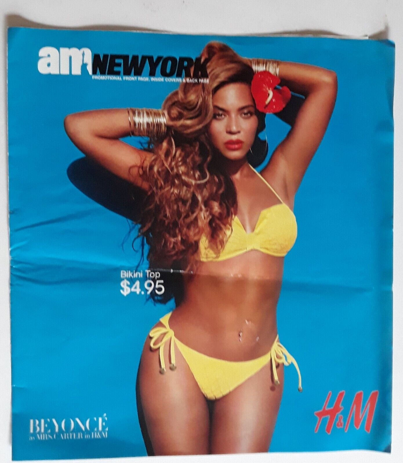 beyonce h&m 2013 am newyork ad campaign Full Color wrap 4 pix spread 12\